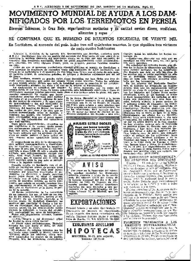 ABC MADRID 05-09-1962 página 31