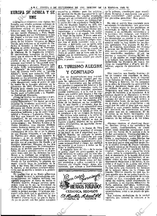 ABC MADRID 06-09-1962 página 26