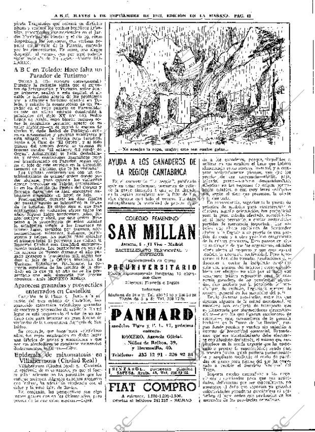 ABC MADRID 06-09-1962 página 41