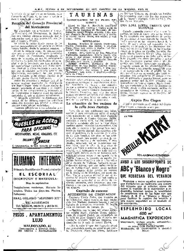 ABC MADRID 06-09-1962 página 44