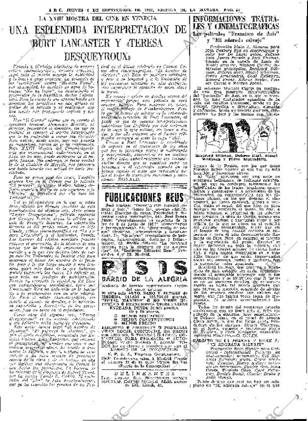 ABC MADRID 06-09-1962 página 51