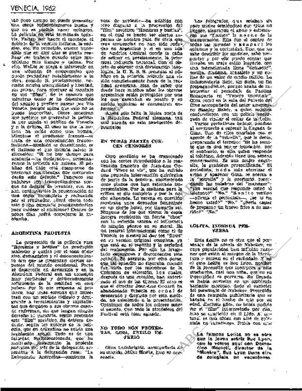 BLANCO Y NEGRO MADRID 08-09-1962 página 60