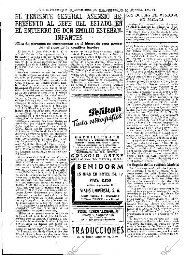 ABC MADRID 09-09-1962 página 60