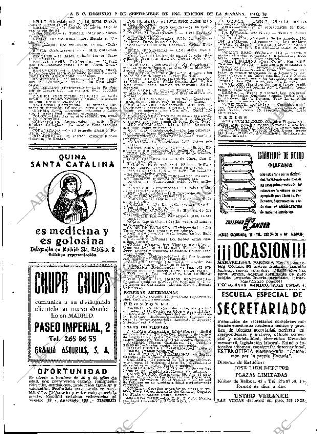 ABC MADRID 09-09-1962 página 76