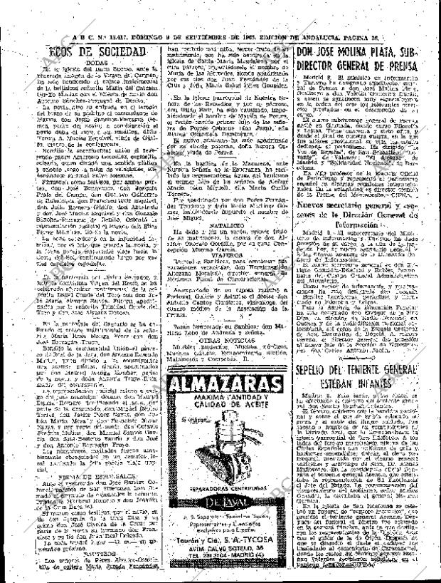 ABC SEVILLA 09-09-1962 página 38