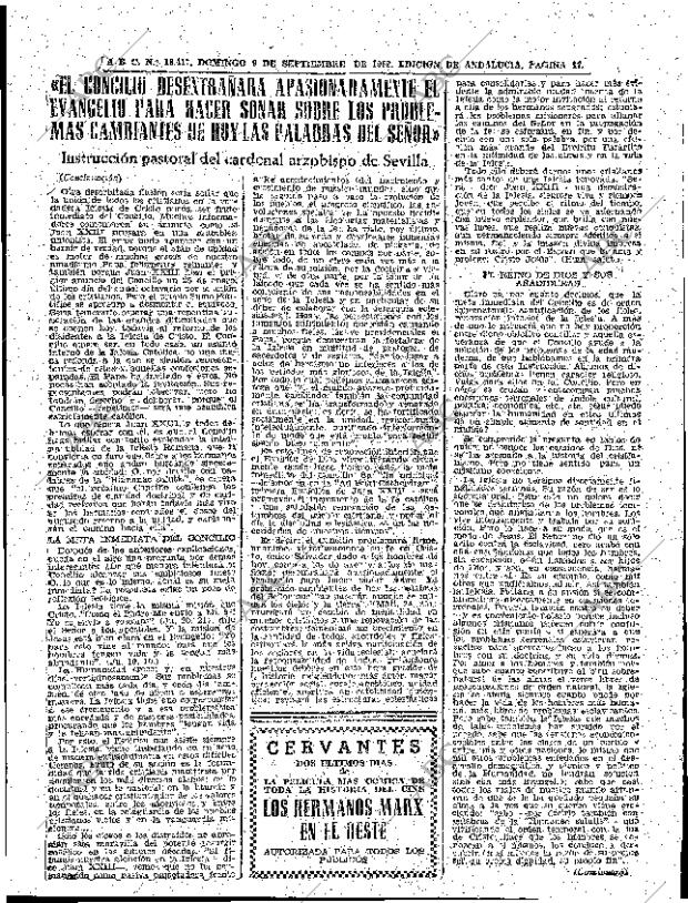 ABC SEVILLA 09-09-1962 página 47