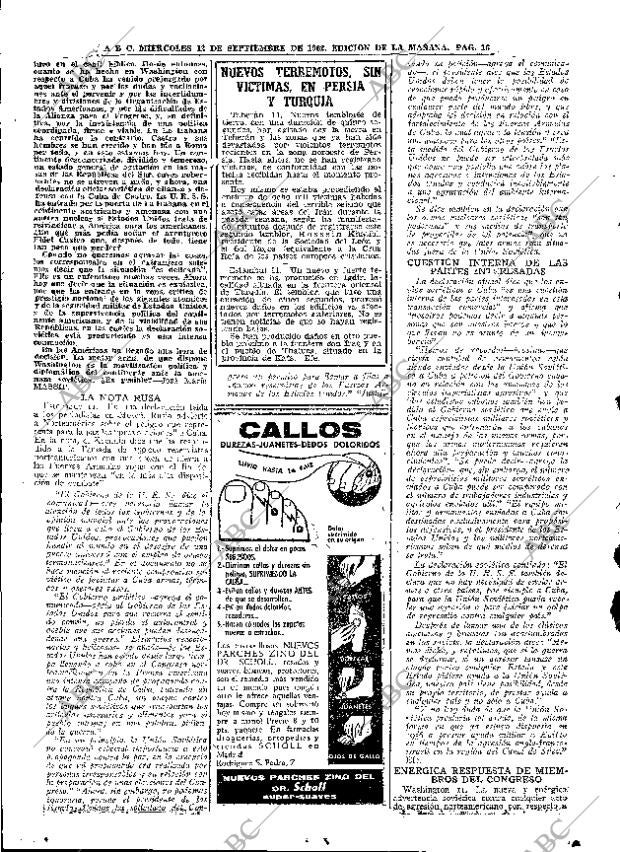 ABC MADRID 12-09-1962 página 16