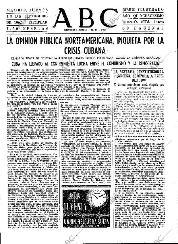 ABC MADRID 13-09-1962 página 23