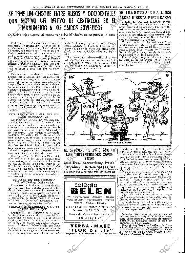 ABC MADRID 13-09-1962 página 25