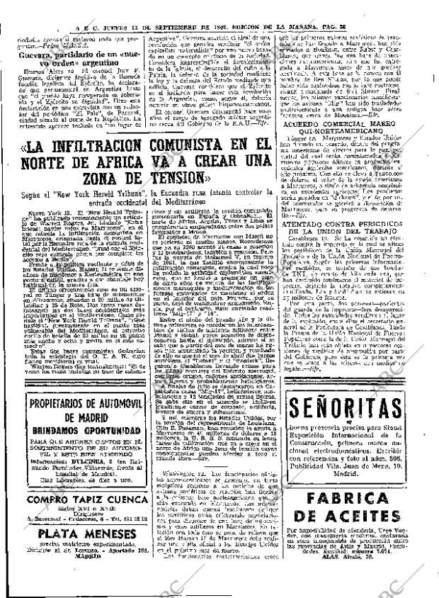 ABC MADRID 13-09-1962 página 28
