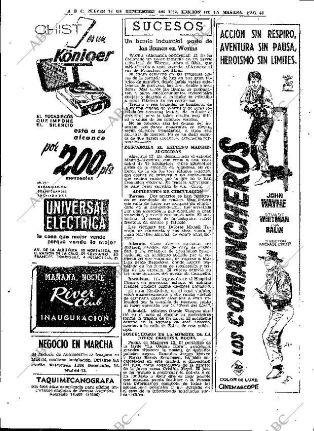 ABC MADRID 13-09-1962 página 48