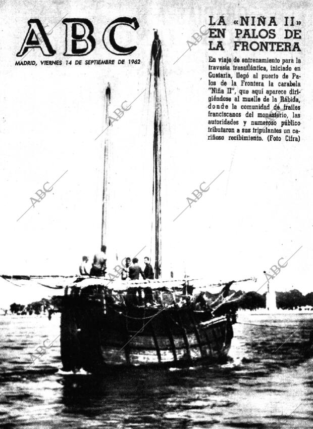 ABC MADRID 14-09-1962 página 1