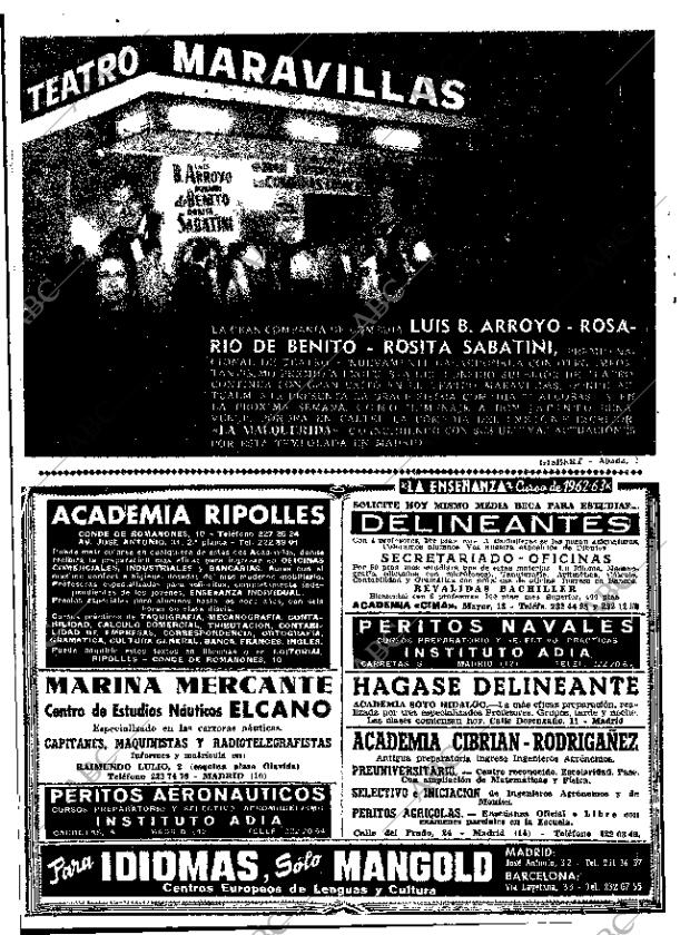 ABC MADRID 15-09-1962 página 10