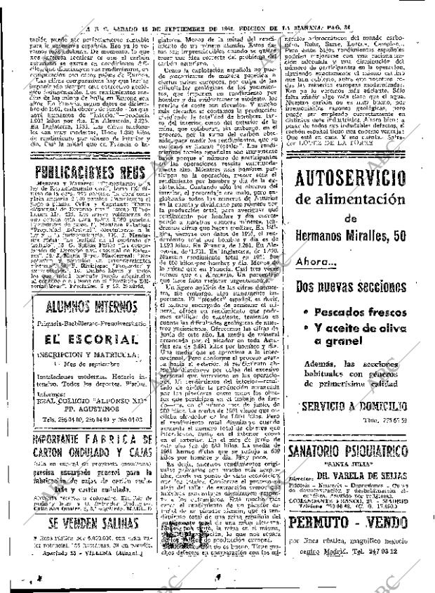 ABC MADRID 15-09-1962 página 34