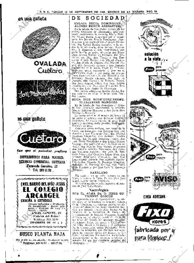ABC MADRID 15-09-1962 página 36