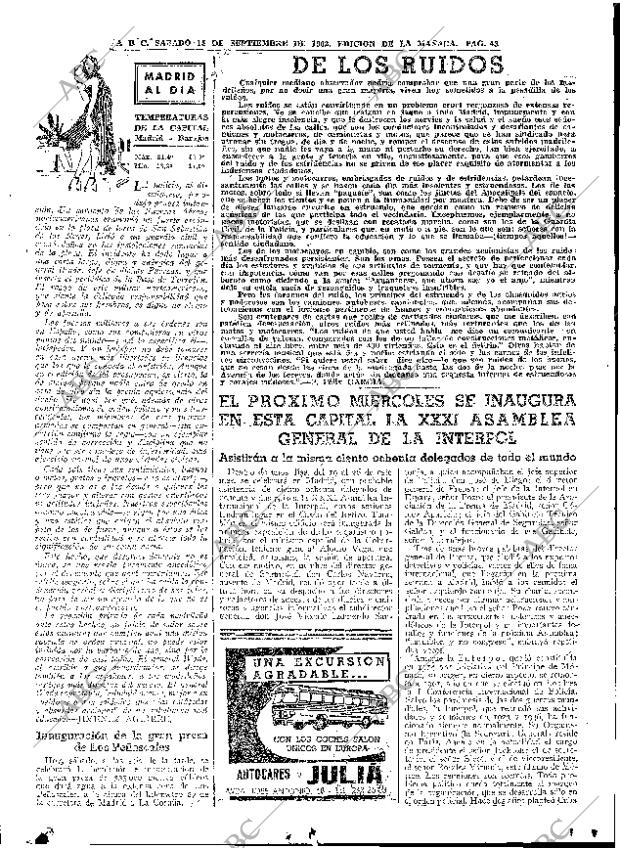 ABC MADRID 15-09-1962 página 43