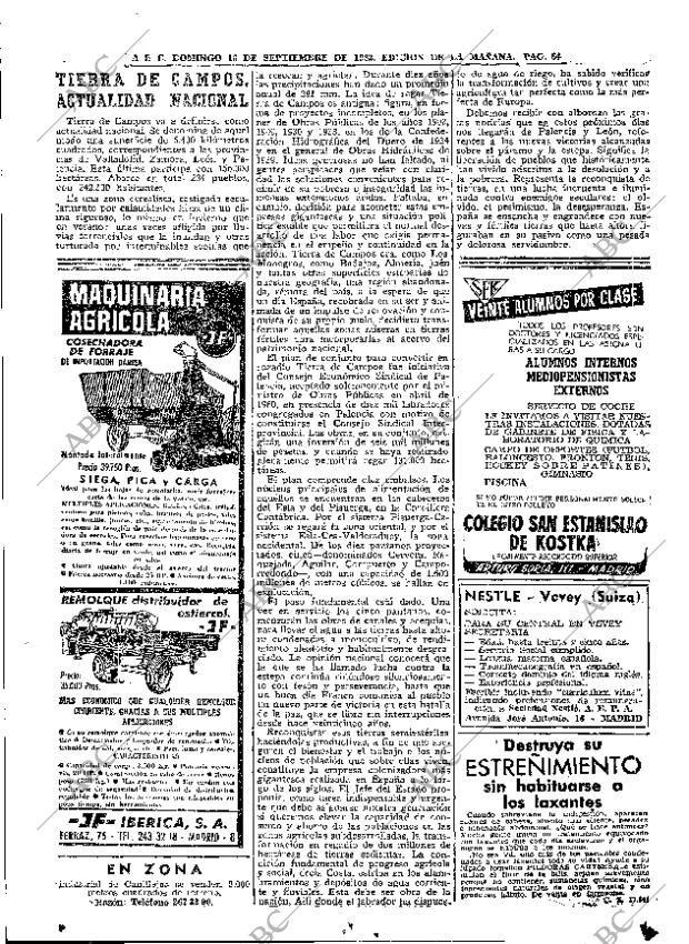 ABC MADRID 16-09-1962 página 64