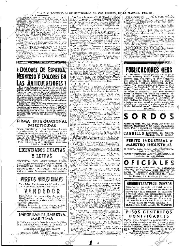 ABC MADRID 16-09-1962 página 92