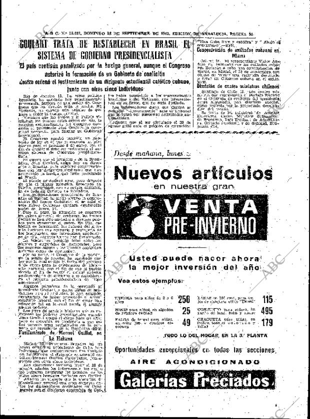 ABC SEVILLA 16-09-1962 página 51