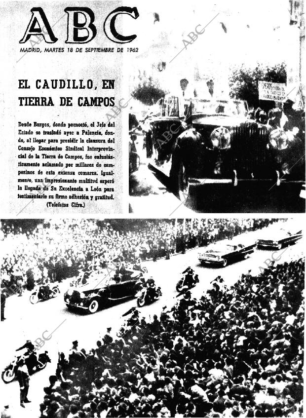 ABC MADRID 18-09-1962 página 1