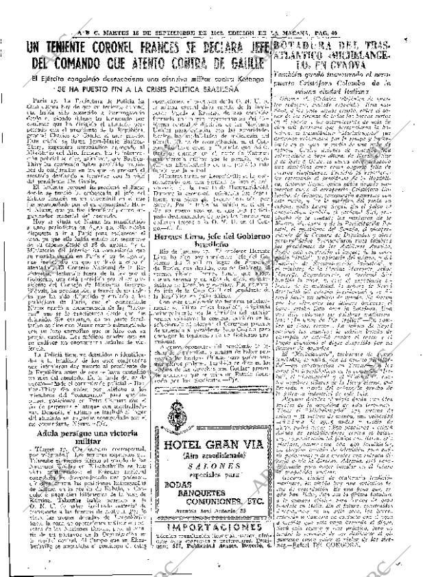 ABC MADRID 18-09-1962 página 40