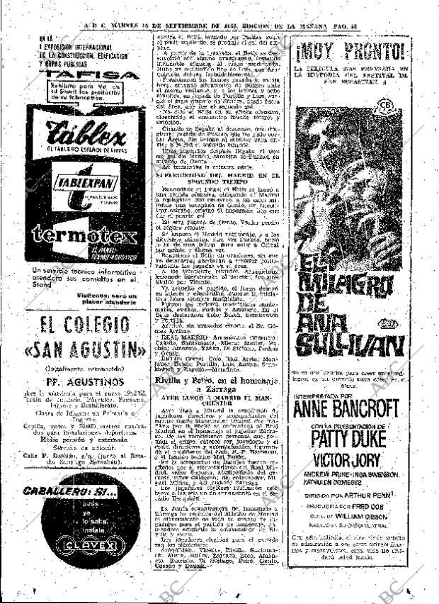 ABC MADRID 18-09-1962 página 56