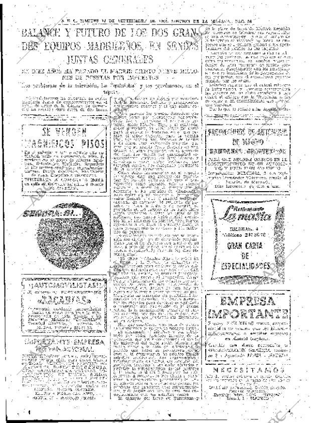 ABC MADRID 18-09-1962 página 58