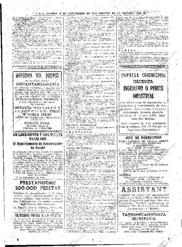 ABC MADRID 18-09-1962 página 66