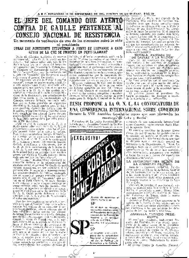 ABC MADRID 19-09-1962 página 39