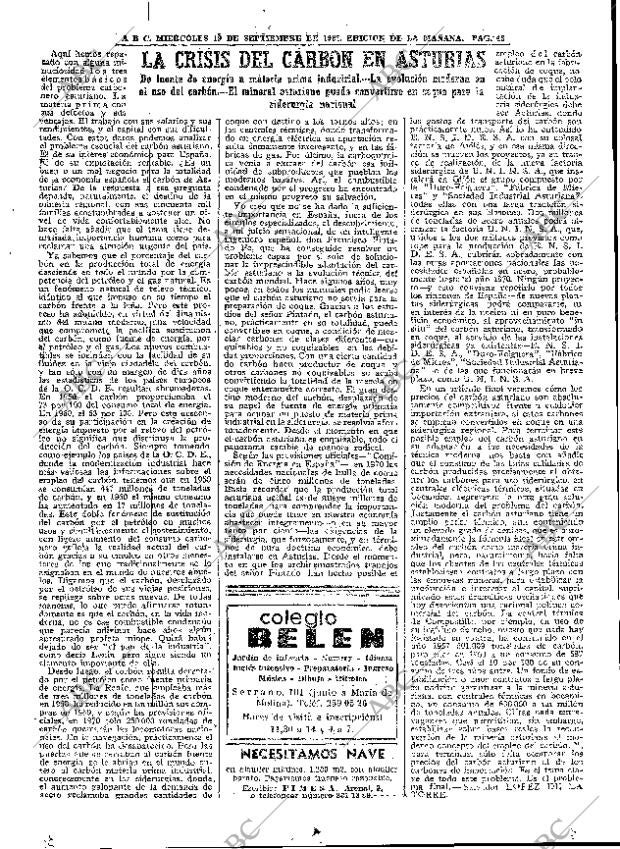 ABC MADRID 19-09-1962 página 43