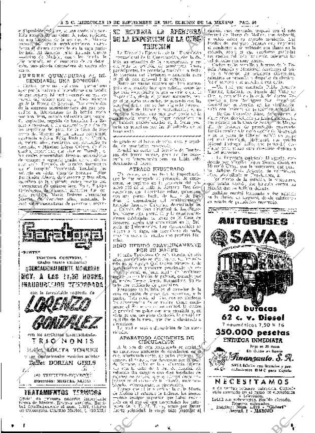 ABC MADRID 19-09-1962 página 54