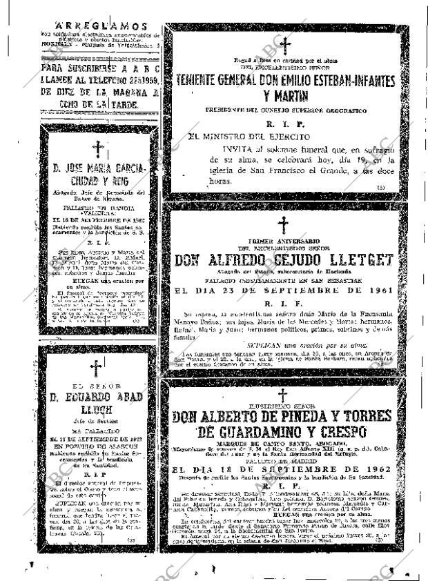 ABC MADRID 19-09-1962 página 73
