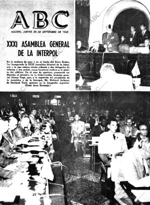 ABC MADRID 20-09-1962 página 1