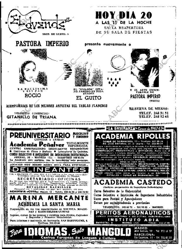 ABC MADRID 20-09-1962 página 10