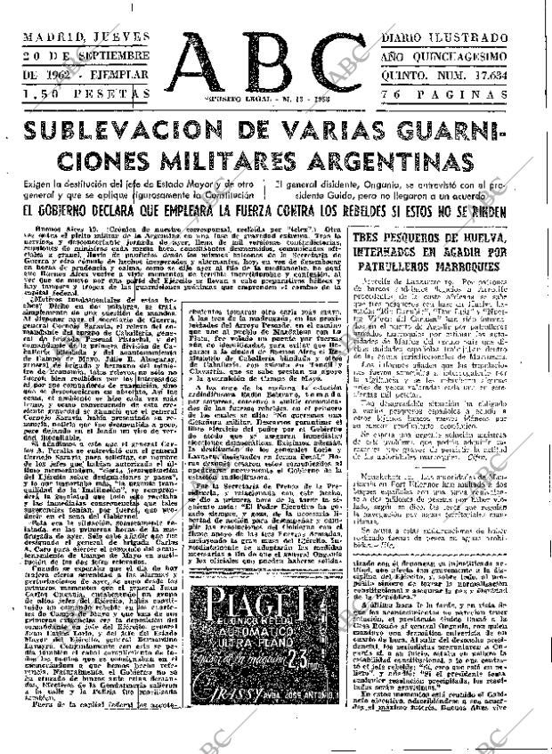 ABC MADRID 20-09-1962 página 31