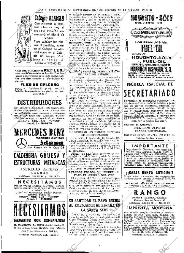 ABC MADRID 20-09-1962 página 34