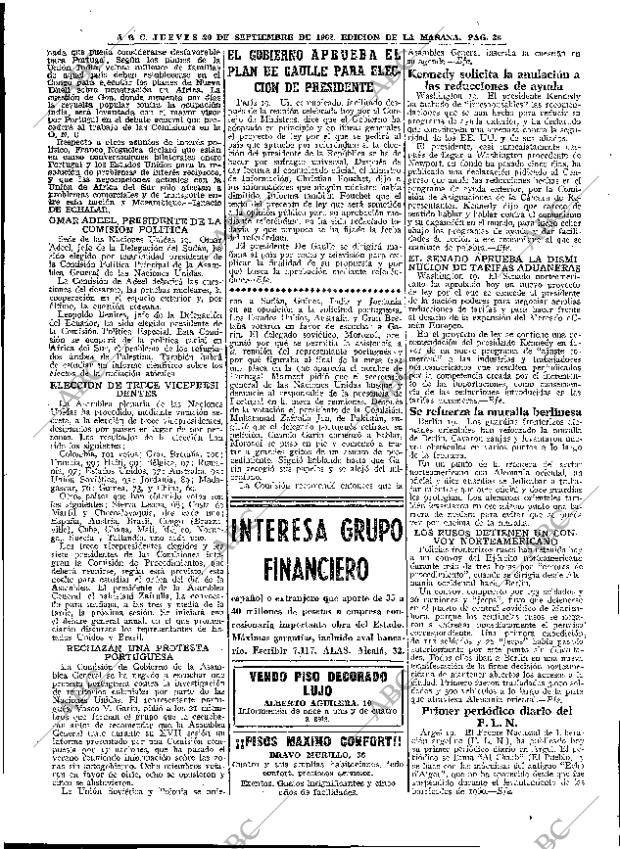 ABC MADRID 20-09-1962 página 38