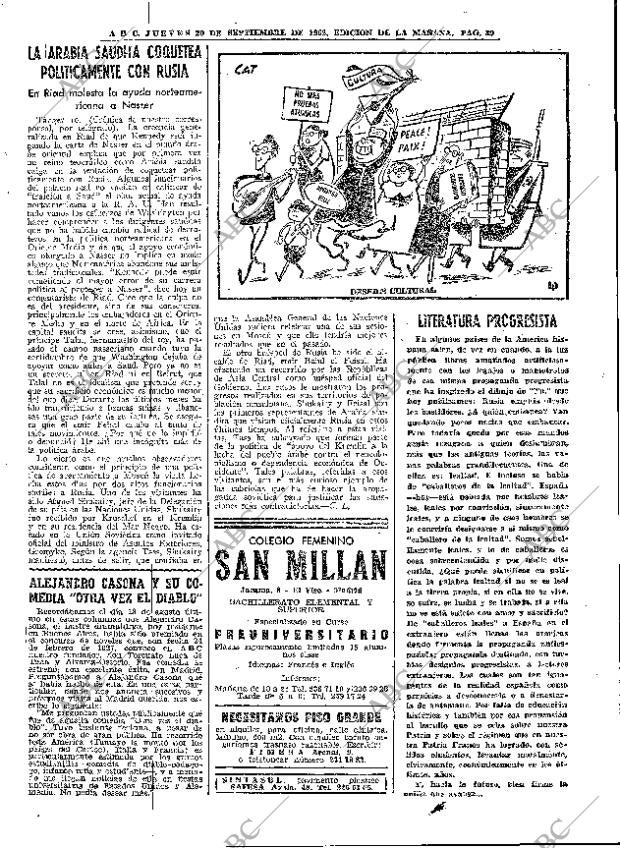 ABC MADRID 20-09-1962 página 39