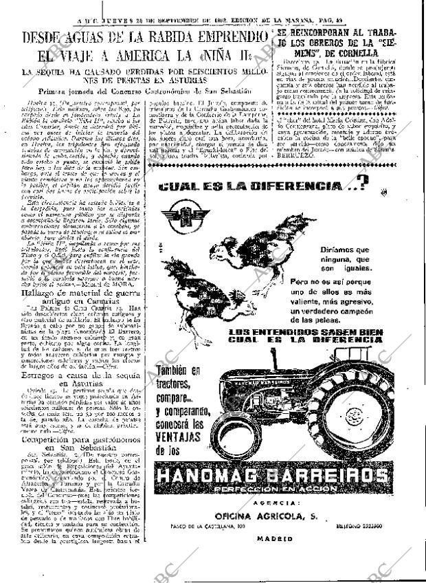 ABC MADRID 20-09-1962 página 49