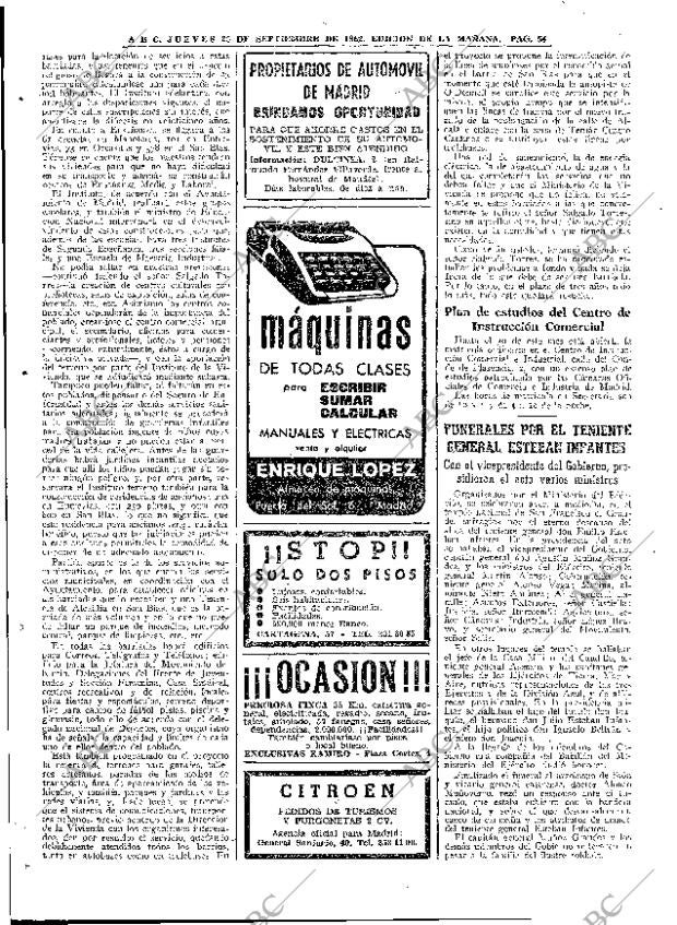 ABC MADRID 20-09-1962 página 54