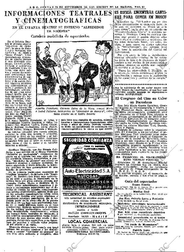 ABC MADRID 20-09-1962 página 63