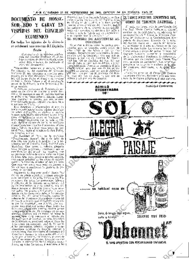ABC MADRID 22-09-1962 página 37