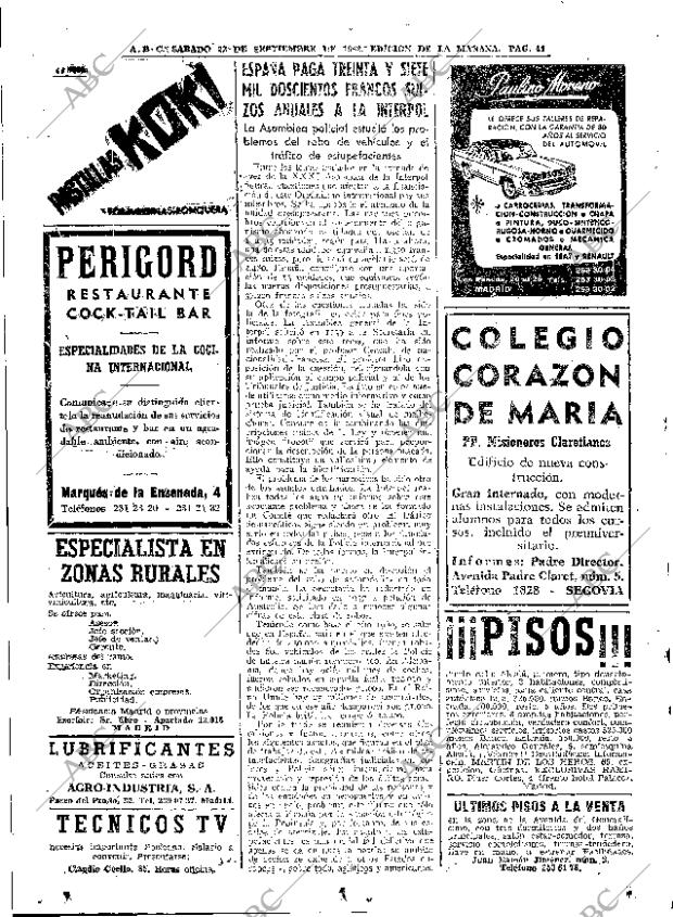 ABC MADRID 22-09-1962 página 44