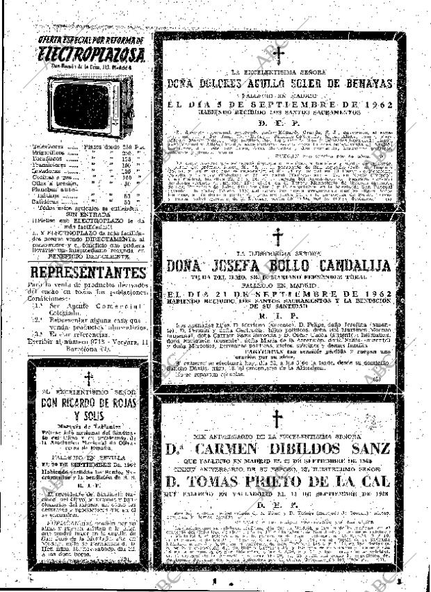 ABC MADRID 22-09-1962 página 64
