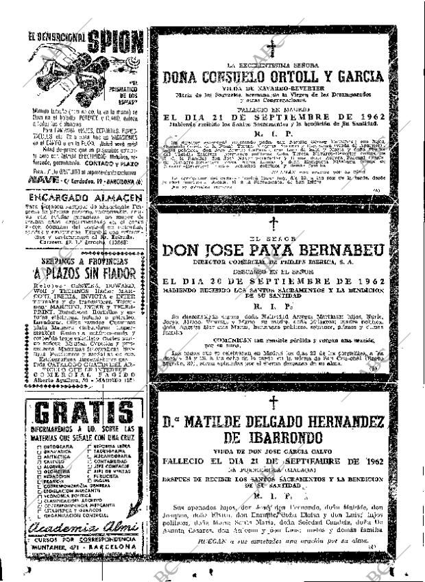 ABC MADRID 22-09-1962 página 65