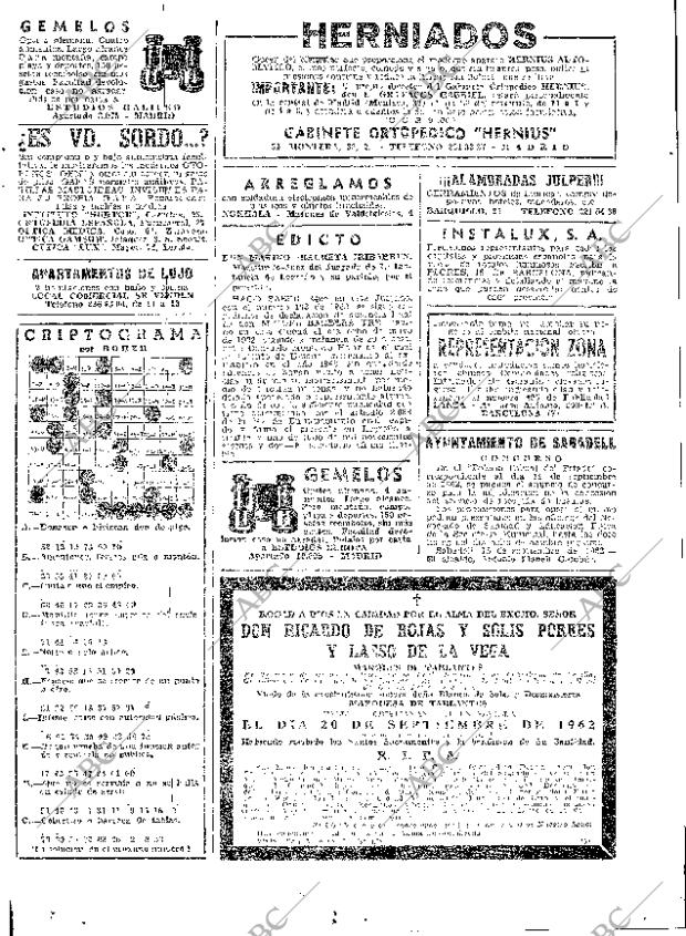 ABC MADRID 22-09-1962 página 67
