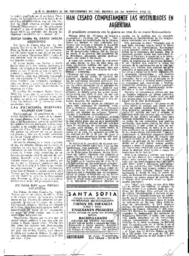 ABC MADRID 25-09-1962 página 33