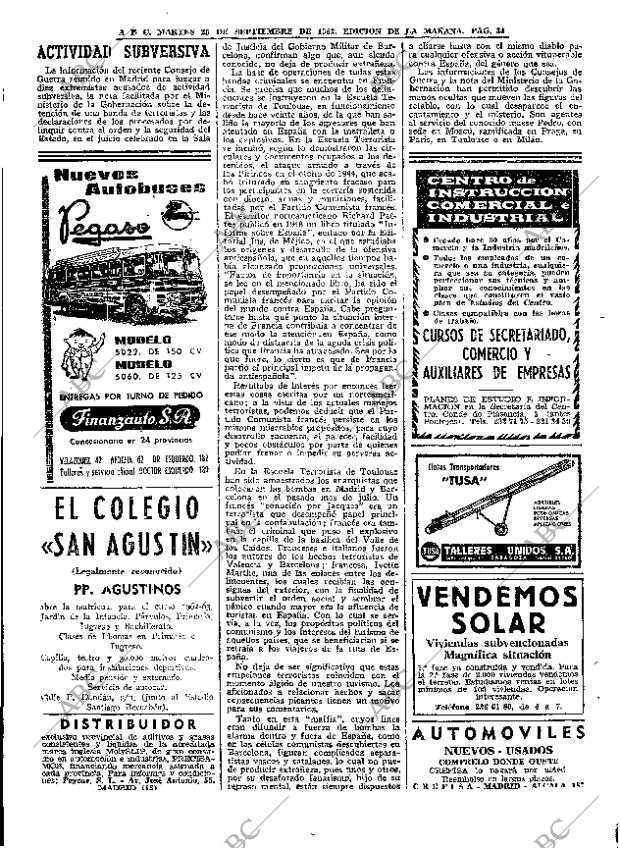 ABC MADRID 25-09-1962 página 34