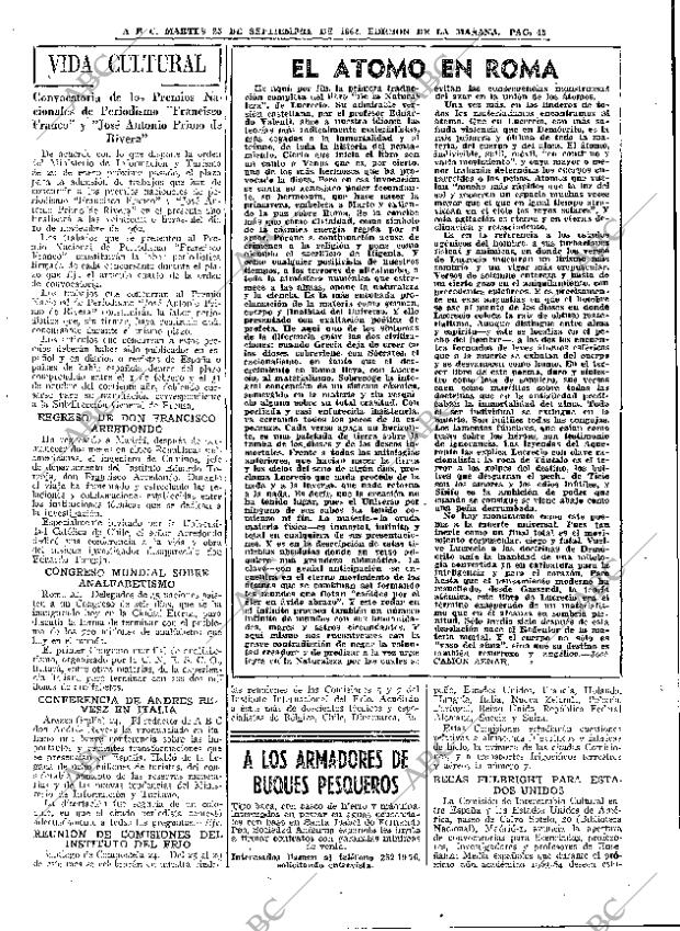 ABC MADRID 25-09-1962 página 45