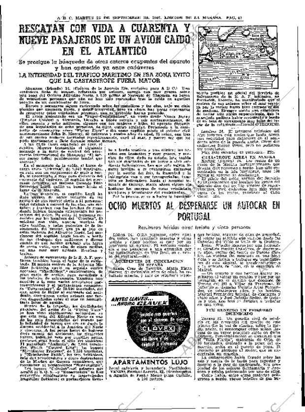 ABC MADRID 25-09-1962 página 47